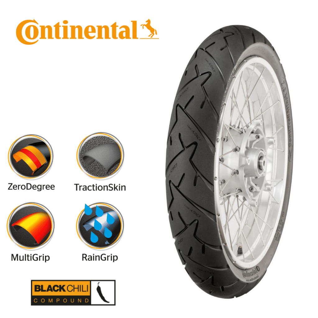 90/90-21 M/C 54H TL ContiTrailAttack 2 (Delantera)
