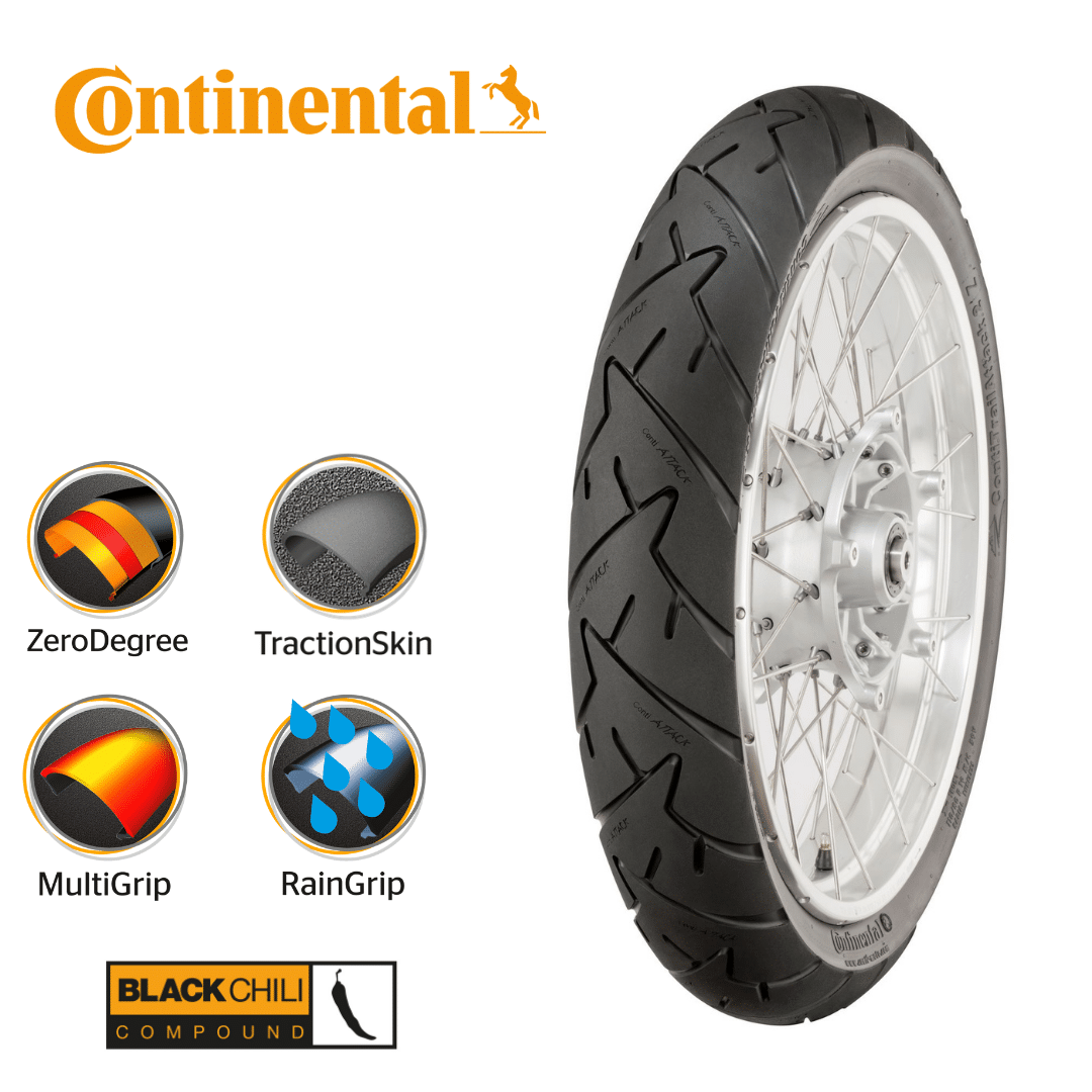 90/90-21 M/C 54H TL ContiTrailAttack 2 (Delantera)